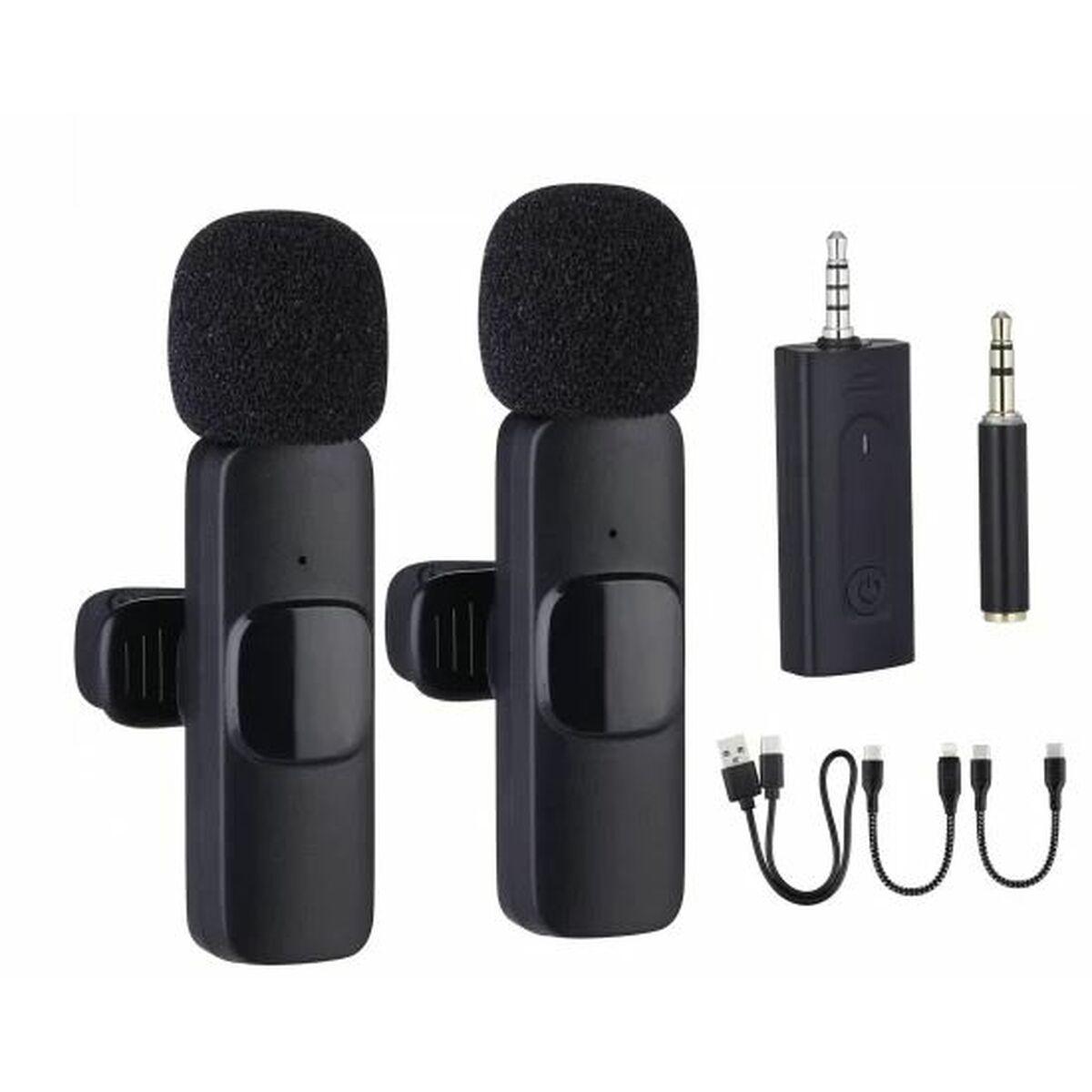 Trådløs Mikrofon Sæt Nk Ig33009kit Med Mm Jack