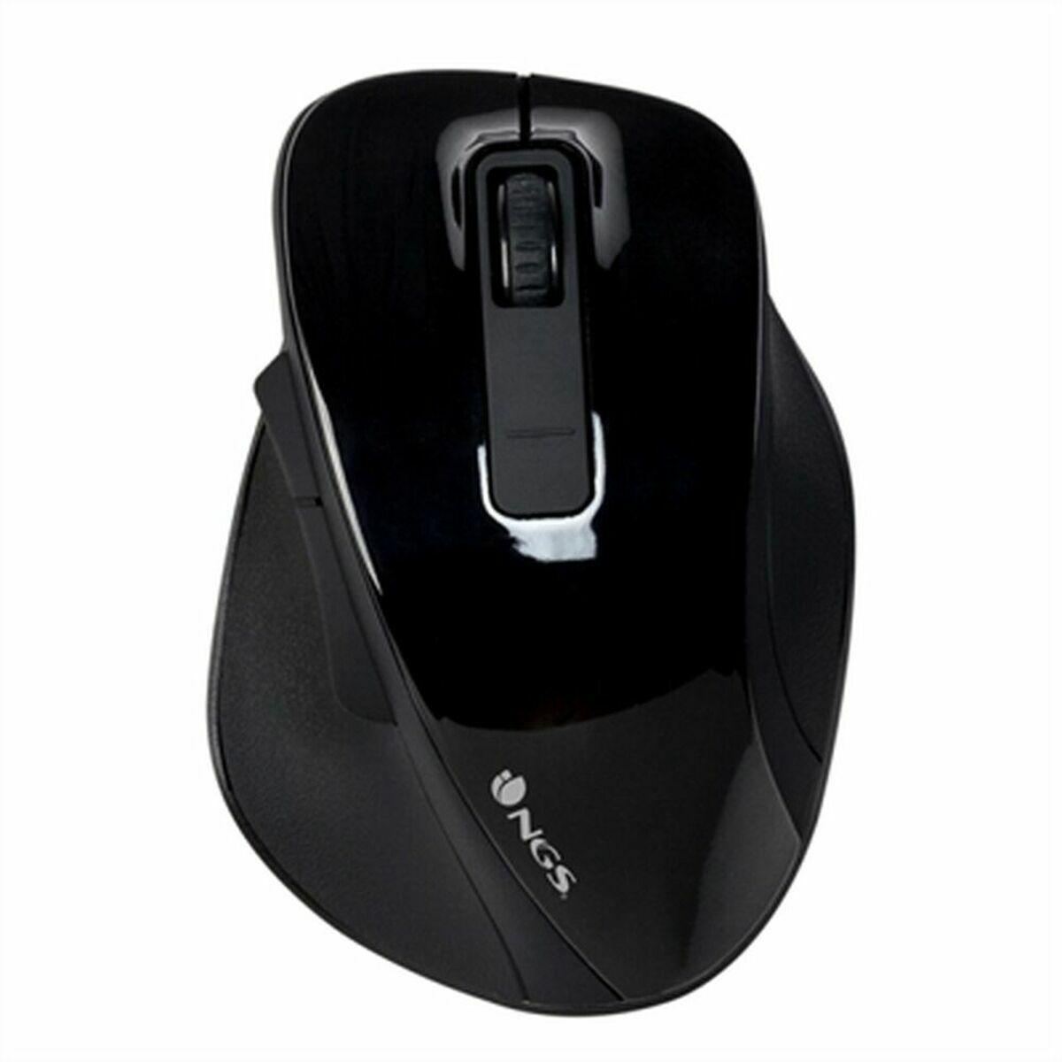 Trådløs Mus Ngs Bowblack Optisk Sort 600 Dpi