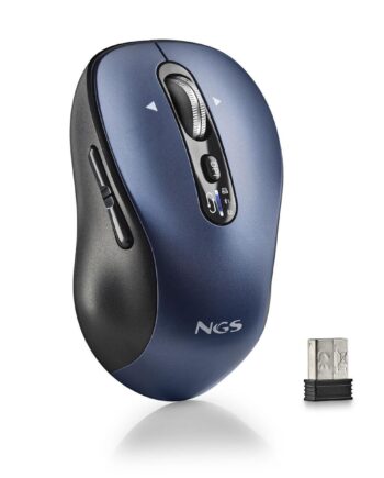 Trådløs Mus Ngs Infinity-rb Blå Sort  Bluetooth