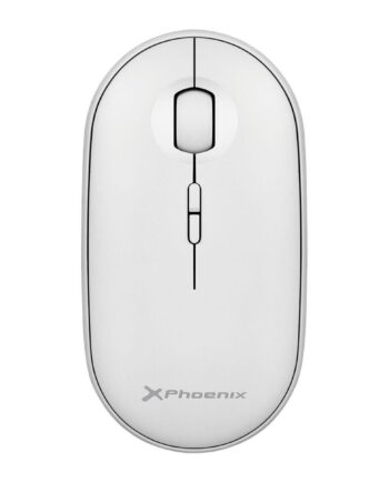 Trådløs Mus Phoenix Optisk  Hvid  1600 Dpi
