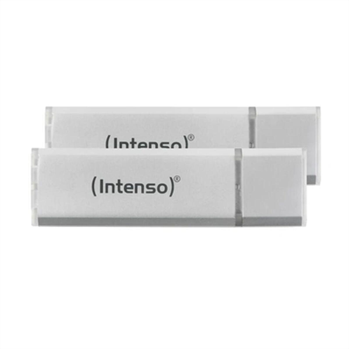 Usb Stik Intenso Ultra Line 64 Gb -pak Usb- Sølv