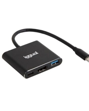Usb-  Hub Iggual Igg318461  - -   Hdmi  Usb      Usb-