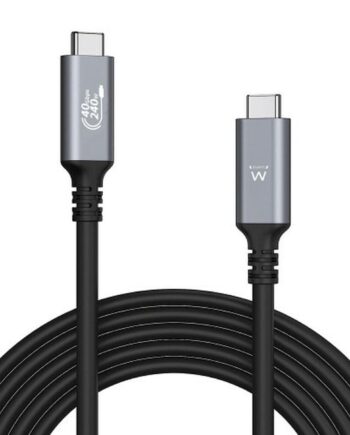Usb-  Kabel Ewent Ec1070     Sort  40 Gbps