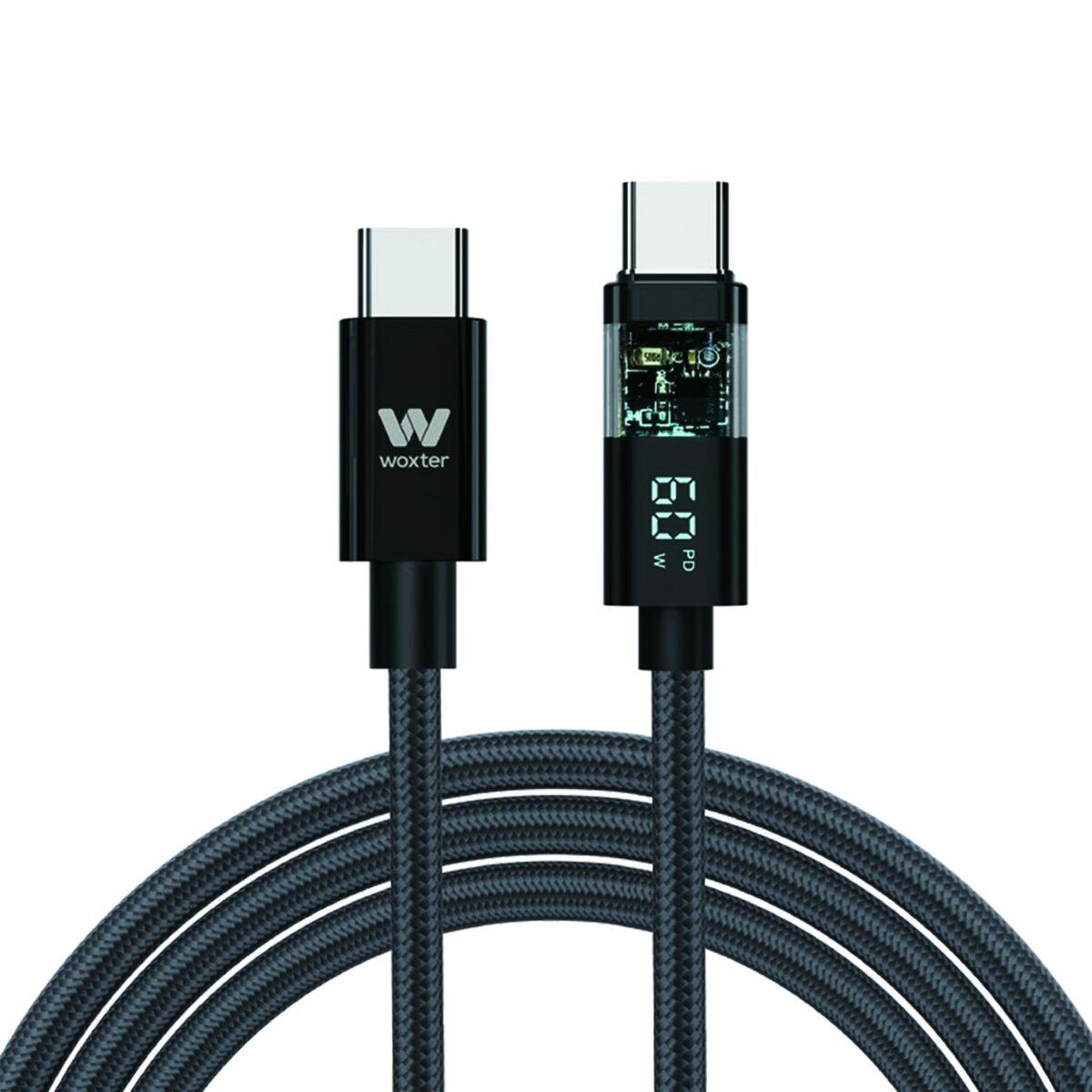 Usb- Kabel Woxter Sort