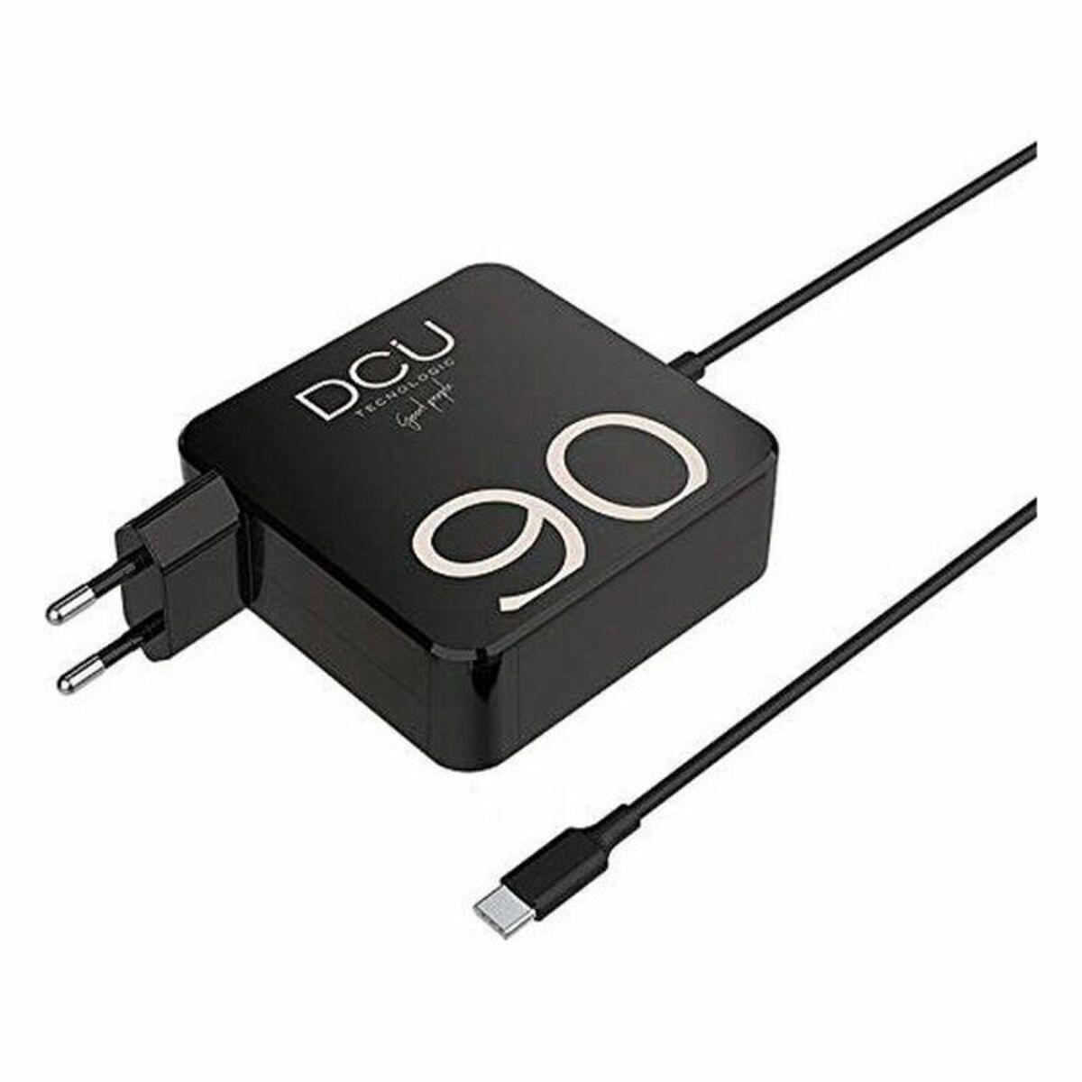 Usb- Oplader Dcu Tecnologic 90 Sort Eu-stik