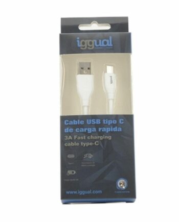 Usb-  Oplader Iggual Igg317181 Eu-stik  Hvid