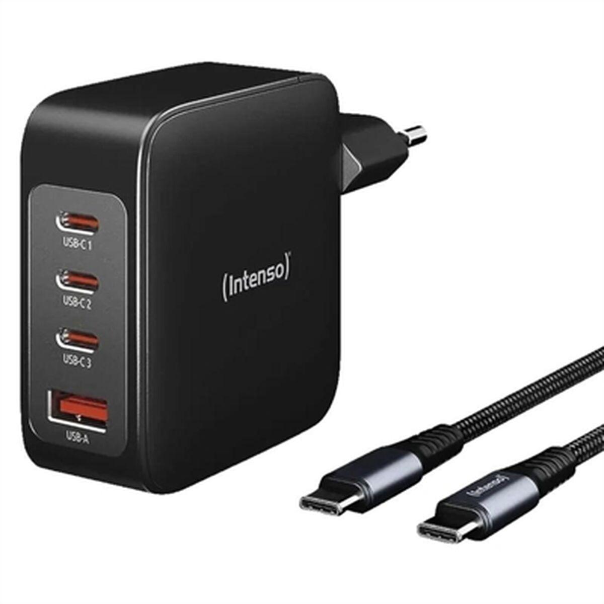 Usb- Oplader Intenso W140a3c 140 Med Kabel