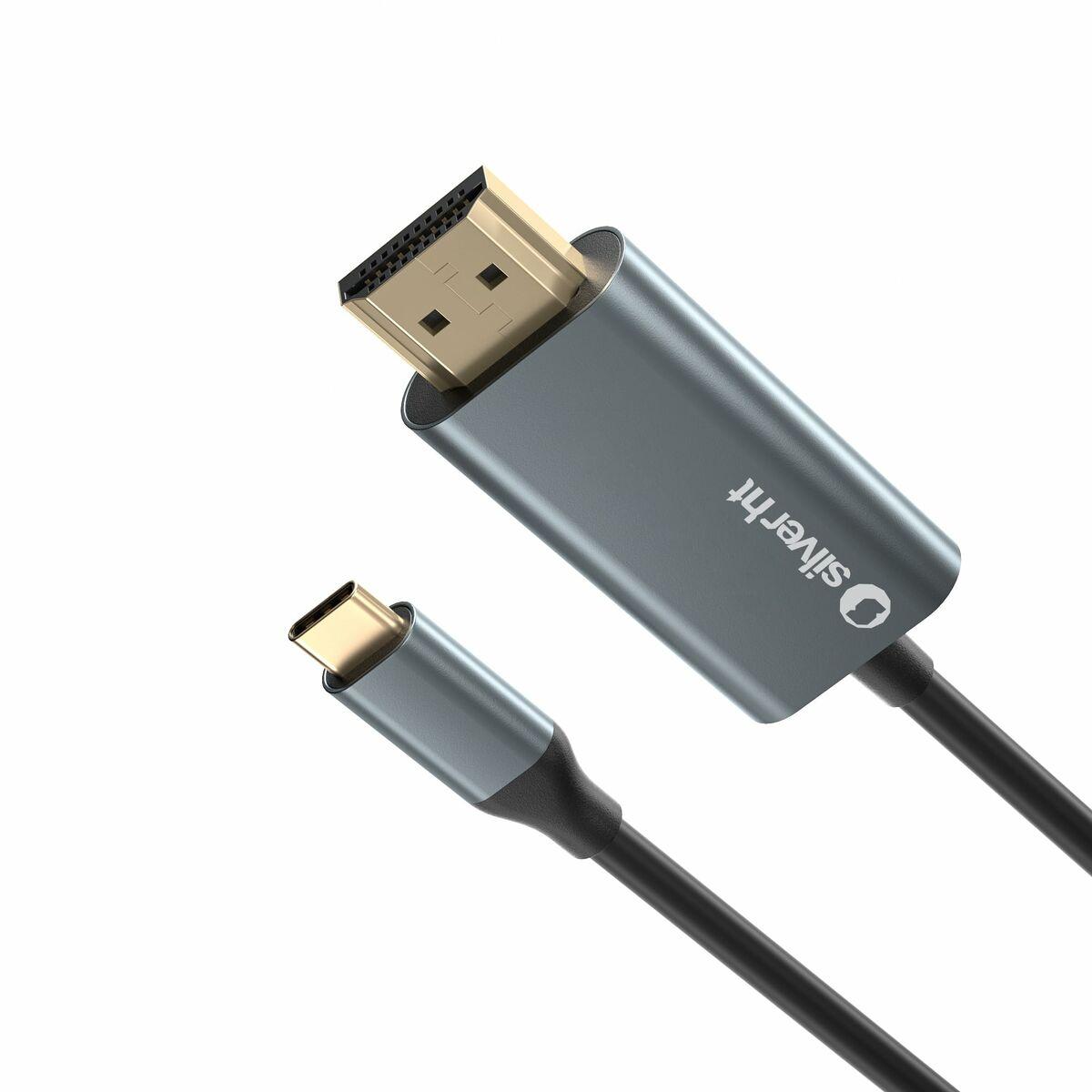 Usb- Til Hdmi-kabel Silver Ht Logan Sort