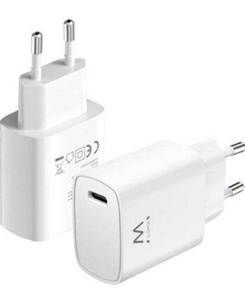 Usb-  Vægoplader Ewent Ew1320 20   Hvid Eu-stik