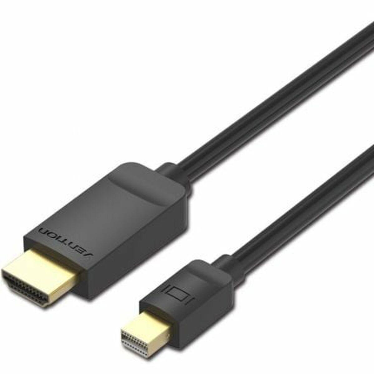 Vention Mini Displayport Til Hdmi Kabel Sort