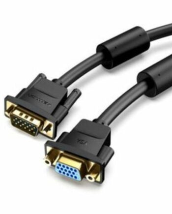 Vga Kabel Vention Dagbh Forlænger  Sort