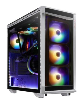 Xpg Battlecruiser Mid-tower Kabinet Atx Micro-atx Mini-itx  Hvid Sort  Argb