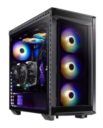 Xpg Battlecruiser Mid-tower Kabinet Sort Argb  Atx Micro-atx Mini-itx