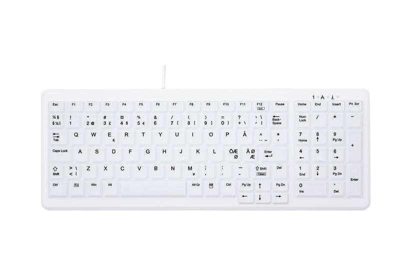 Active Key Medicalkey Ak-c7000 Tastatur Nordisk Hvid Indgangsudstyr