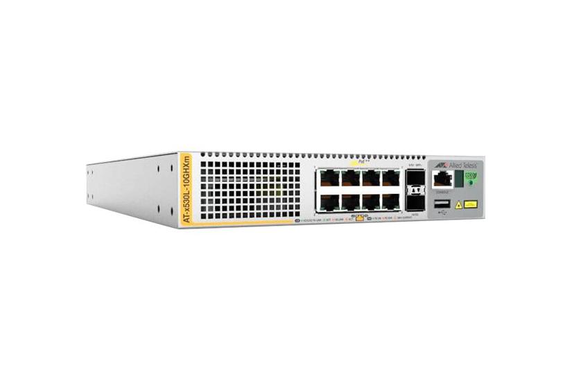 Allied Telesis At X530l-10ghxm Switch 10 Porte Administreret Monterbar På Stativ