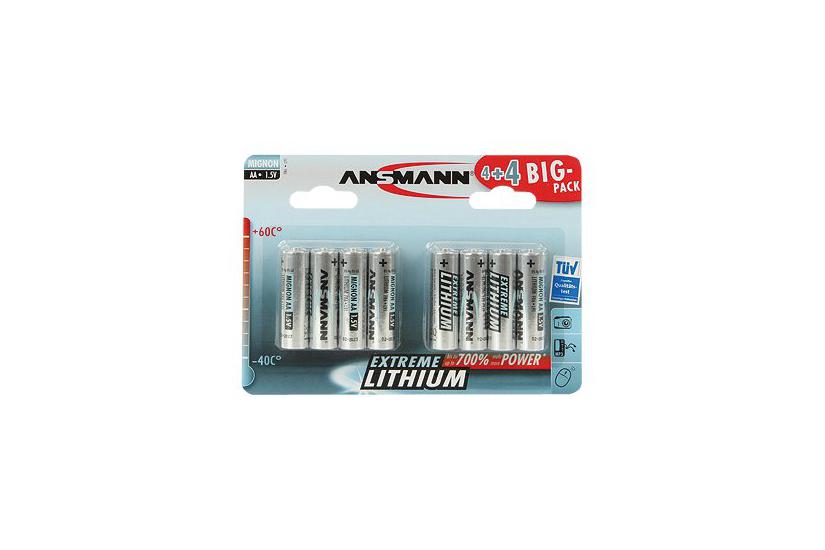 Ansmann Extreme Lithium Aa Batteri Aa Type Li
