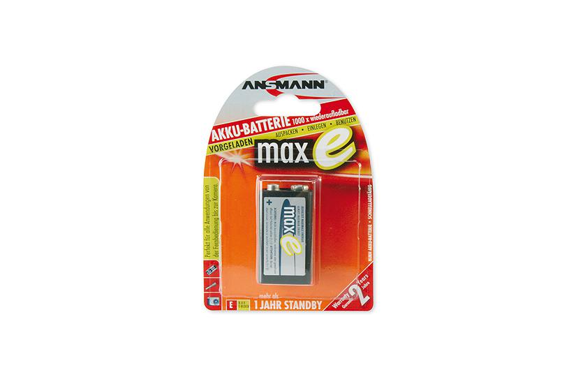 Ansmann Maxe Batteri 9v Nimh