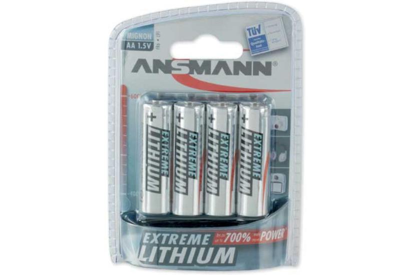 Ansmann Mignon Extreme Lithium Batteri Aa Type Li