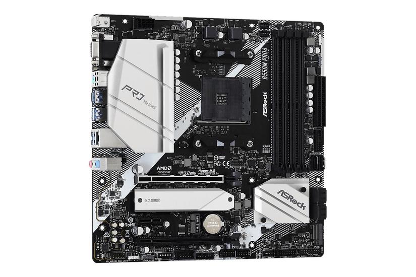 Asrock B550m Pro4 Bundkort Micro Atx Socket Am4 Amd B550
