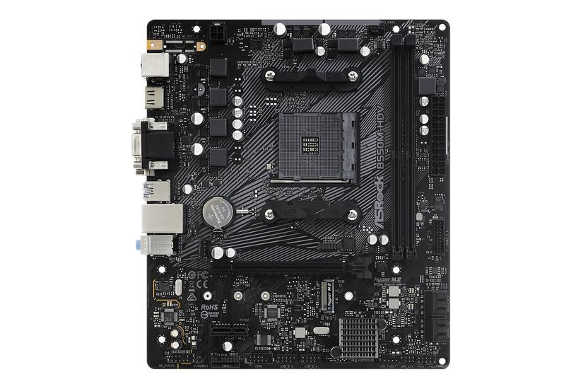 Asrock B550m-hdv Bundkort Micro Atx Socket Am4 Amd B550