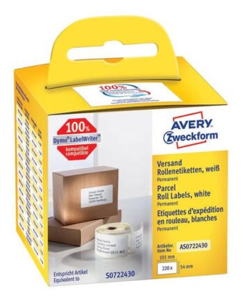 Avery Zweckform Etiketter 220 Etikette    54   101 Mm