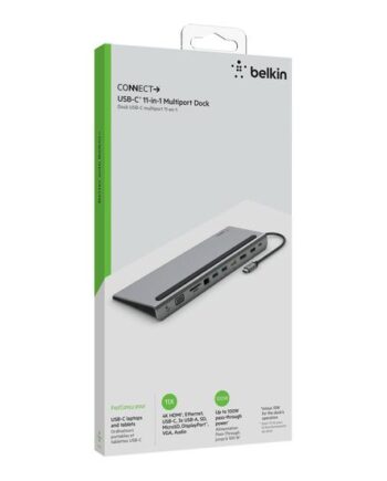 Belkin Connect 11-in-  Multiport-dock Usb-  Vga  Hdmi  Dp 1gbe
