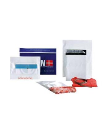 Bong Co-ex Brevpose 430   600 Mm Sort  Hvid Pakke Med 50