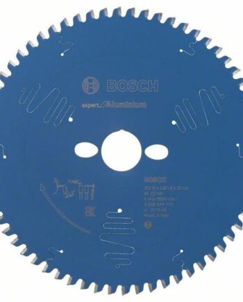 Bosch Expert For Aluminum Rundsavsklinge For Træ  Plastik  Aluminium  Ikke-jernholdigt Metal  Epoxy