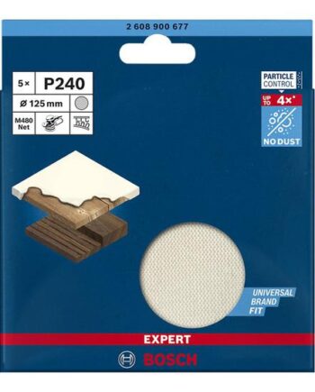 Bosch Expert M480 Net Sandpapirsark For Træ  Plastik  Blødtræ  Hardwood  Fineret Træ  Gipsplade  Mal På Træ   Stykker