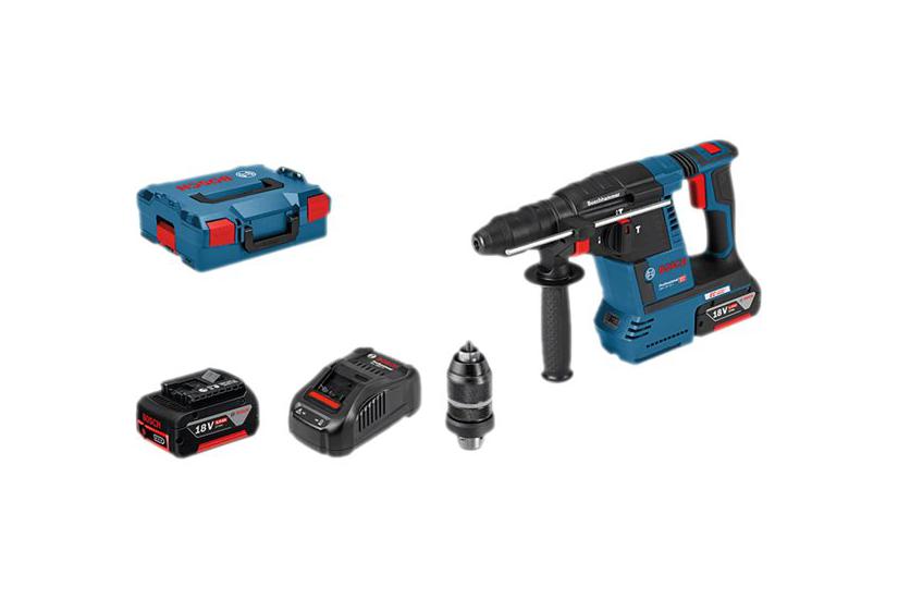Bosch Gbh 18v-26 Professional Roterende Hammer Ledningfri Batterier