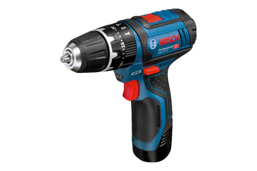 Bosch Gsb 12v-15 Professional Hammerbor Skruemaskine Ledningfri -hastigheders Batterier