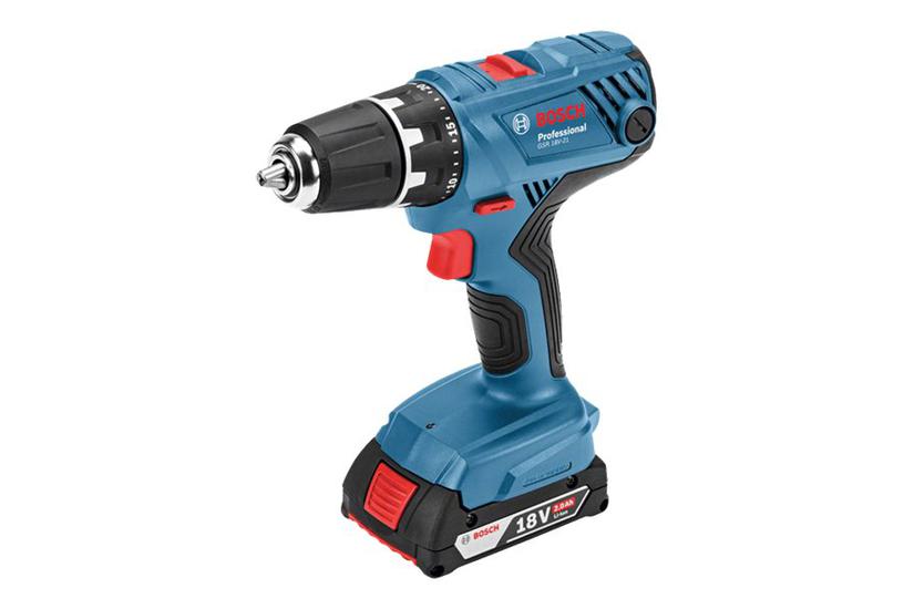 Bosch Gsr 18v-21 Professional Bor Driver Ledningfri -hastigheders Batterier
