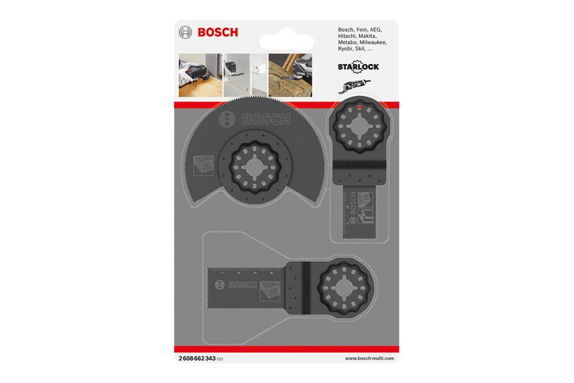 Bosch Stiksav Og Segmentsavklingesæt For Træ Metal Stykker