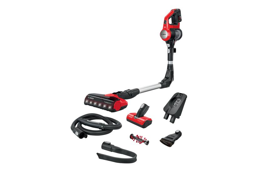 Bosch Unlimited Proanimal Bbs711anm Støvsuger Ledningsfri Pind Håndholdt Batteri Inkluderet Oplader Rød