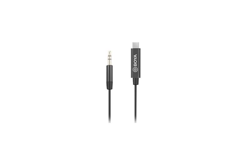 Boya By-k2 Usb- Til Hovedtelefon Jackstikadapter 20 Cm