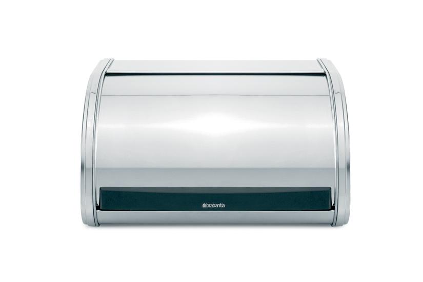 Brabantia Klappbrotkasten Front Rund Stahl Glänz Med