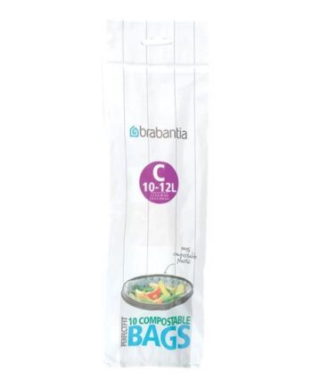 Brabantia Perfectfit Code   Skraldespandsforing 12   Majsstivelse Pakke Med 10