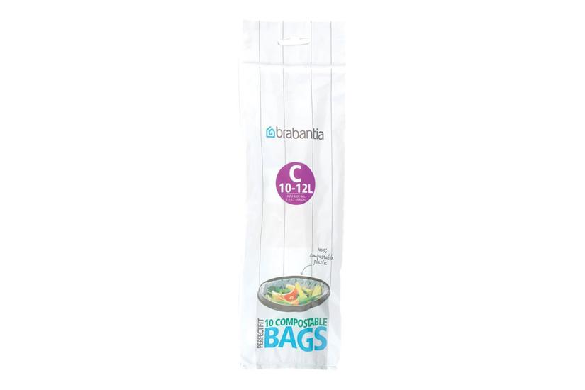 Brabantia Perfectfit Code Skraldespandsforing 12 Majsstivelse Pakke Med 10