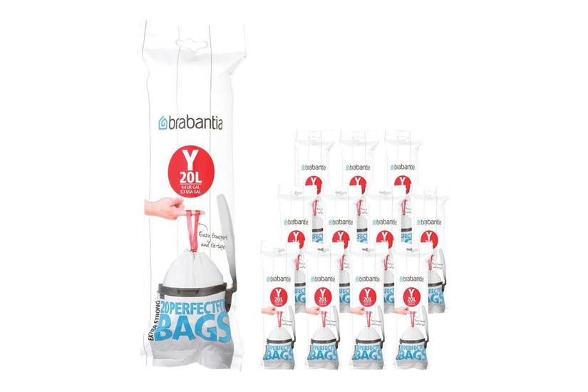 Brabantia Perfectfit Code Skraldepose 20 Høj-densitets Polyethylen Hdpe Pakke Med 20