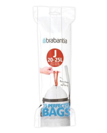 Brabantia Perfectfit Skraldespandsforing 23   Høj-densitets Polyethylen  Hdpe  Pakke Med 20