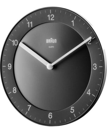 Braun Bc06b Ur Kvarts Vægmonterbar 20 Cm Sort