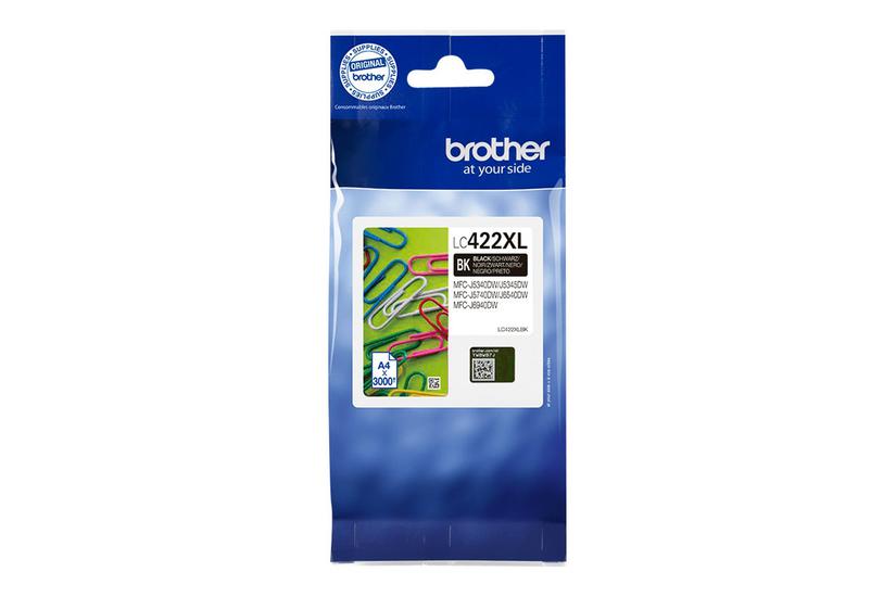 Brother Lc422 Højtydende Sort Original Blækpatron