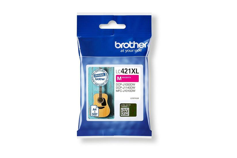 Brother Lc421 Højtydende Magenta Original Blækpatron