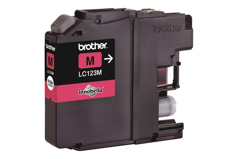 Brother Lc123m Højtydende Magenta Original Blækpatron
