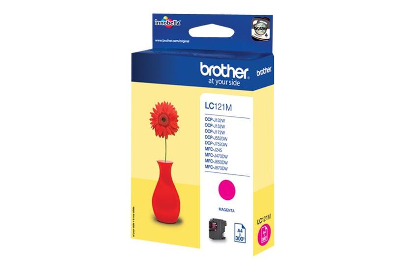 Brother Lc121m Magenta Original Blækpatron