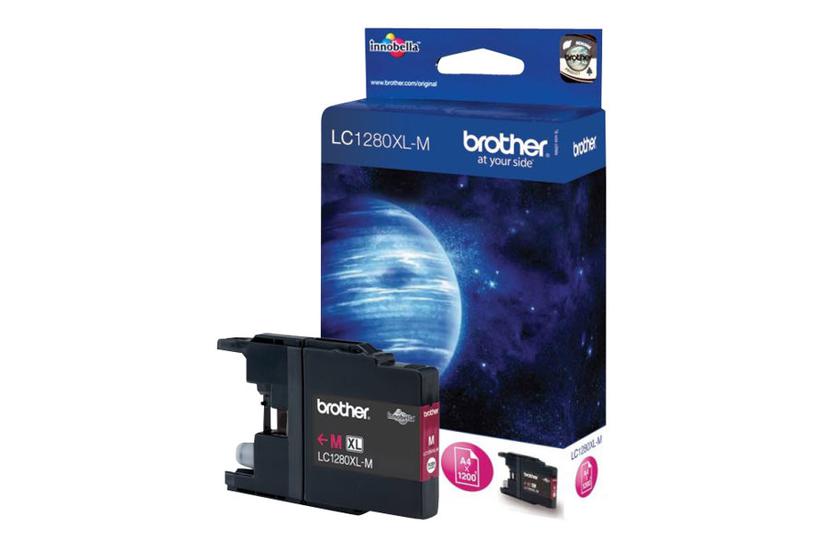 Brother Lc1280 Mbp Høj Kapacitet Magenta Original Blækpatron