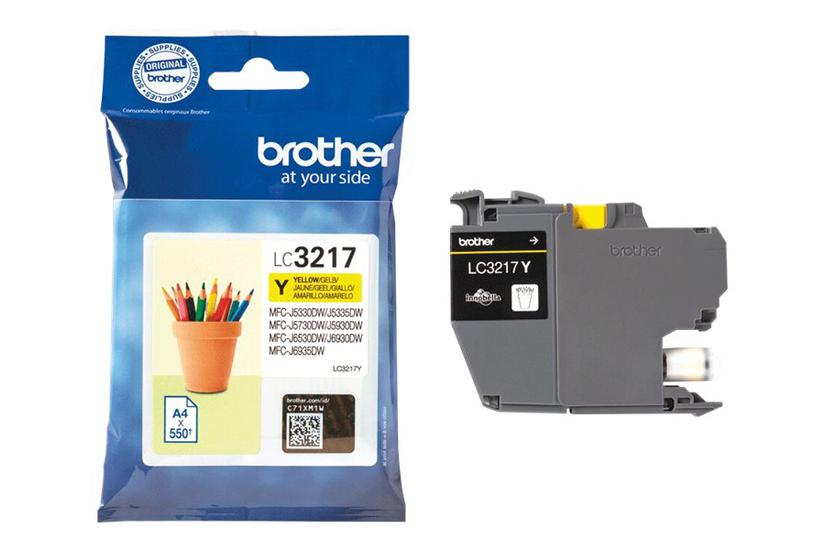 Brother Lc3217y Gul Original Blækpatron