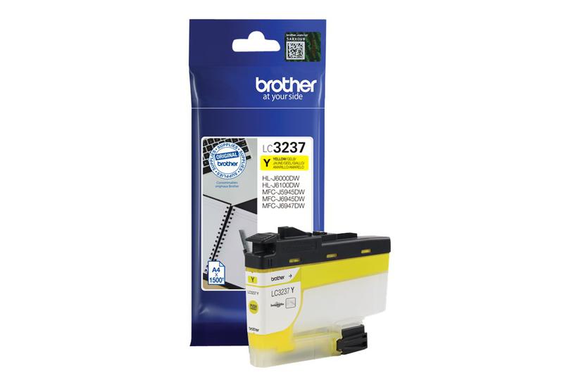 Brother Lc3237y Gul Original Blækpatron
