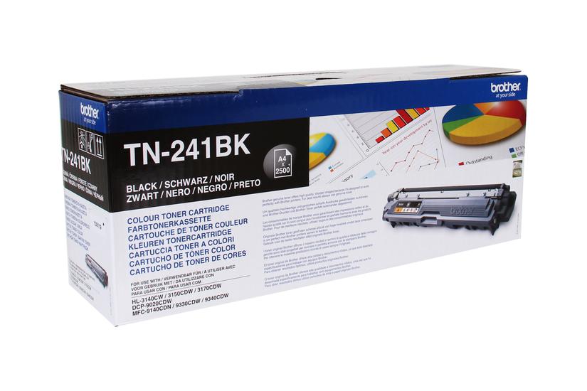 Brother Tn241bk Pakker Sort Original Tonerpatron