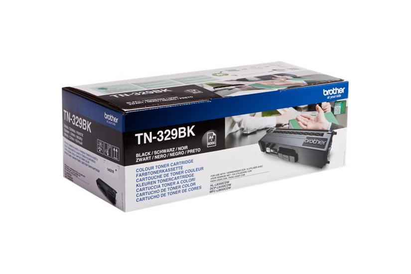 Brother Tn329bk Pakker Sort Original Tonerpatron